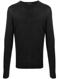 Roberto Collina crew neck fine knit jumper
