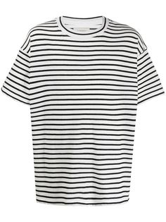 Laneus oversized striped T-shirt