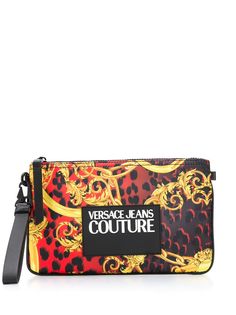 Versace Jeans Couture клатч с принтом Barocco