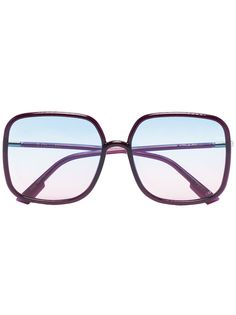 Dior Eyewear солнцезащитные очки в квадратной оправе