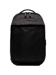 Y-3 black logo backpack