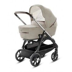 Коляска Inglesina Aptica System Duo 2 в 1 Cashmere Beige на шасси Black Coffee, бежевый
