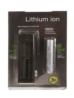 Зарядное устройство GP L111 + 1 ак. 18650 2650mAh L1111865026FPE-2CRFB1