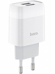 Зарядное устройство Hoco C73A Glorious 2xUSB White 115178