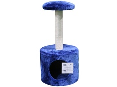 Когтеточка Pet Choice 26x26x50cm Dark-Blue SBE307-2