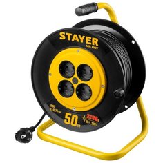 STAYER Удлинитель на катушке