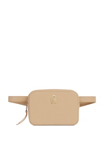 Бежевая поясная сумка Sleek Furla