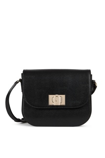 Черная сумка Furla Sleek из тисненой кожи