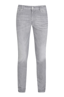 Серые джинсы с потертостями Pt05