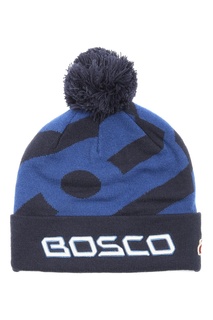 Синяя шапка с аппликацией Bosco