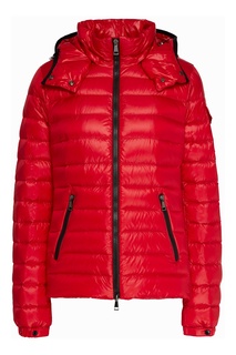 Красная горнолыжная куртка Bleu Moncler