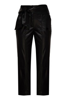 Черные брюки из экокожи Jonathan Simkhai