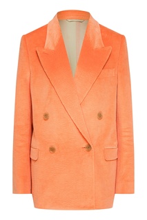 Оранжевый пиджак из вельвета Acne Studios