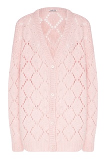 Кардиган ажурной вязки Miu Miu