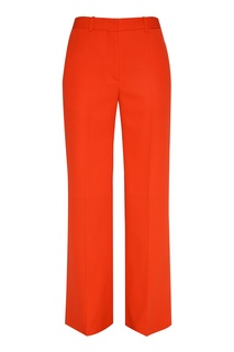 Оранжевые брюки клеш Victoria Beckham