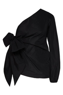 Черная блуза на одно плечо No.21