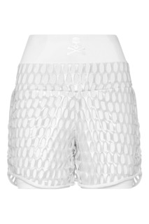 Белые шорты с черепом Philipp Plein