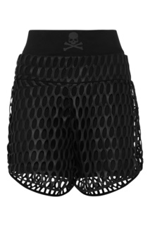 Черные шорты с черепом Philipp Plein