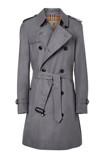 Серый тренч Chelsea Burberry