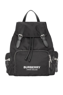 Черный рюкзак из нейлона Burberry