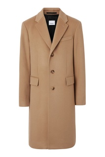 Бежевое пальто Burberry