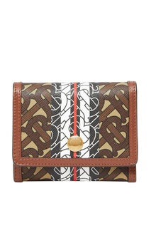 Складной кошелек с кожаной отделкой Burberry