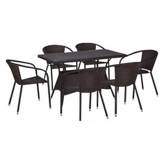 Набор уличный T198D/Y137C-W53 Brown 6Pcs Afina