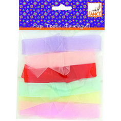Ленточки нейлоновые Fancy Creative l=70 см ширина 2 см 6 шт
