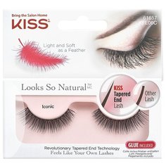 Kiss накладные ресницы Looks so Natural Iconic черный