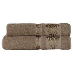 KARNA Полотенце Rebeka банное 70х140 см кофейный