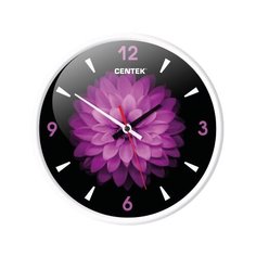 Часы настенные кварцевые CENTEK CT-7104 flower