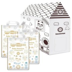 Inseense трусики V8 XXL (15+ кг) 60 шт. + домик