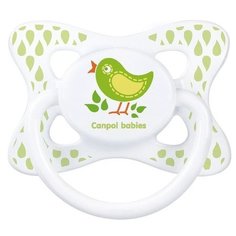 Пустышка силиконовая анатомическая Canpol Babies Summertime 6-18 м (1 шт) салатовый