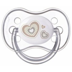 Пустышка силиконовая анатомическая Canpol Babies Newborn Baby 6-18 м (1 шт) белый