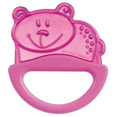 Прорезыватель-погремушка Canpol Babies Rattle with soft bite teether 13/107 розовый мишка