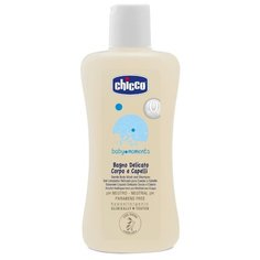 Chicco Baby moments Шампунь для тела и волос с овсом 200 мл