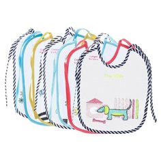 Canpol Babies Набор нагрудников Cotton terry bibs 7 pcs, 7 шт., расцветка: разноцветные