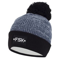 Шапка Fishka размер 54, черный/джинса