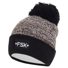 Шапка Fishka размер 54, черный/коричневый