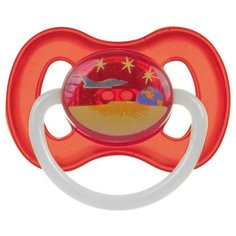Пустышка латексная классическая Canpol Babies Space 0-6 м (1 шт) красный