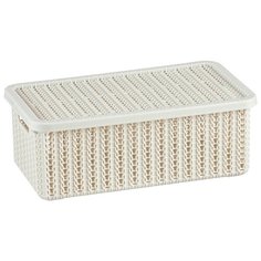 IDEA коробка Вязание М 2369 9,5x15x27 см белая