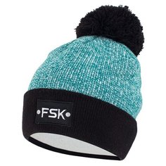 Шапка Fishka размер 54, черный/изумрудный