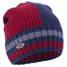 Шапка бини Fishka размер 54-56, темно-синий/красный