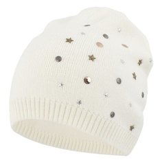 Шапка-бини Fishka размер 54-56, молочный