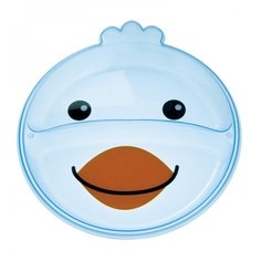Тарелка Canpol Babies Animals с разделением (74/005) голубой