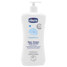 Chicco Baby moments Шампунь для тела и волос без слез (с дозатором) 750 мл