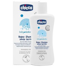 Chicco Baby moments Шампунь для тела и волос без слез 200 мл