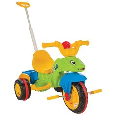 Трехколесный велосипед pilsan 07/128 Tirtil Tricycle зелено-желто-синий