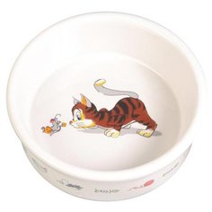 Миска TRIXIE 4007 для кошек 200 мл белый