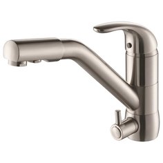 Смеситель для кухни (мойки) KAISER Safira 15066 silver однорычажный